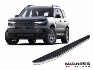 Ford Bronco Sport Running Boards - Premium - Black w/ Chrome Trim